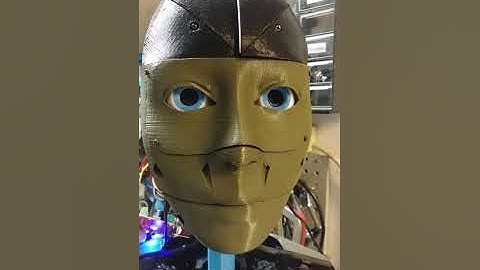 Inmoov Robot Voice Test Poetry Robotics 3d printed Humanoid