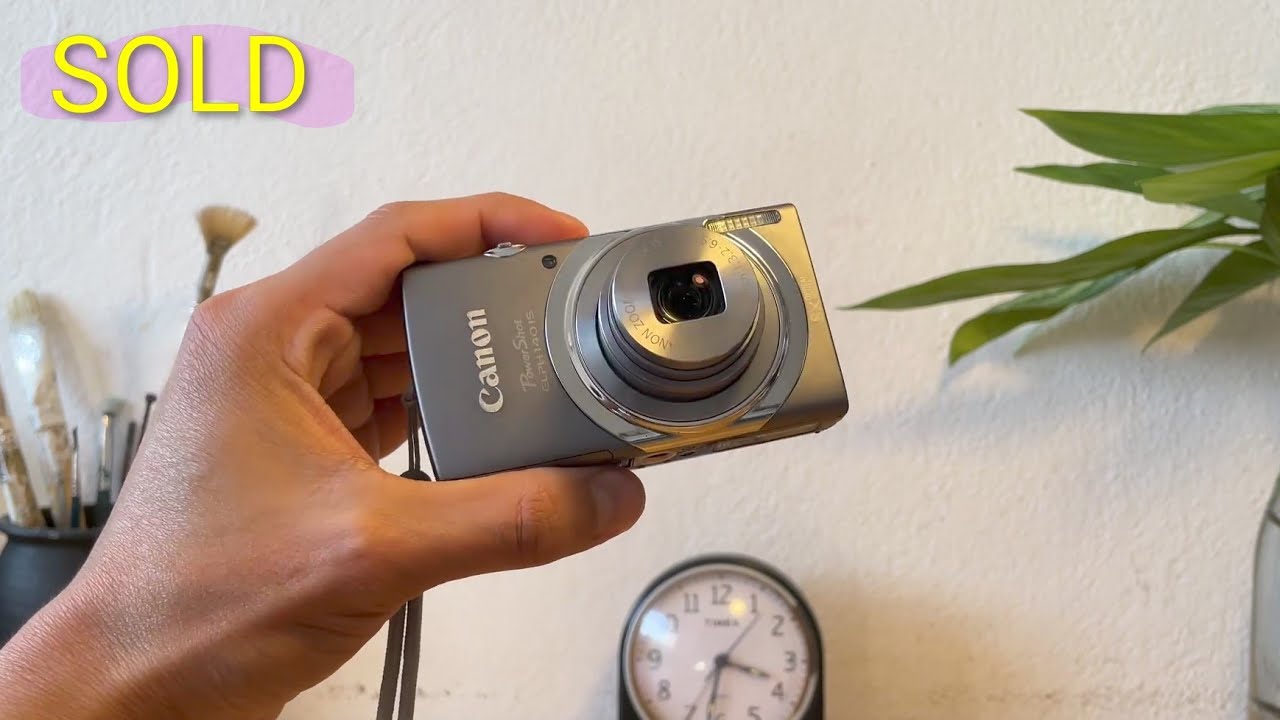 Cámara Digital Canon Powershot ELPH 140 IS - Vintage Digicam