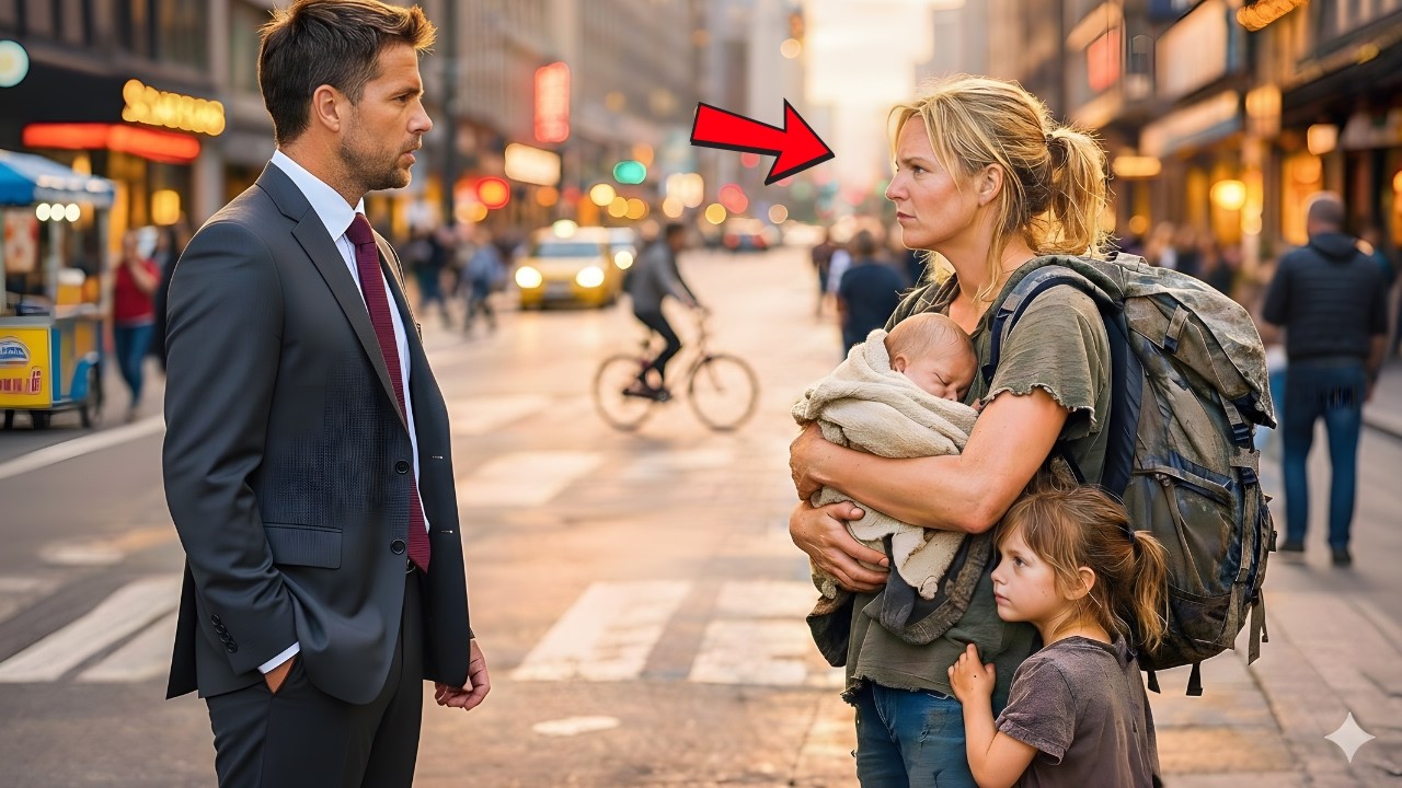 Milioner spotyka przyjaciółkę z dzieciństwa z dwojgiem dzieci… a to, co ujawnia, jest szokujące!