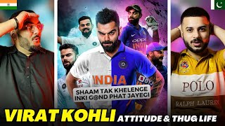 Virat Kohli Full Attitude Videos ??| Virat Kohli Thug Life Moments | The Reactors