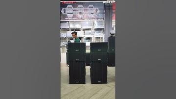 Hybrid System. Line Array Passive ASHLEY TW 110 LA & Sub Active 18" ASHLEY ZOOM 1184 DSP