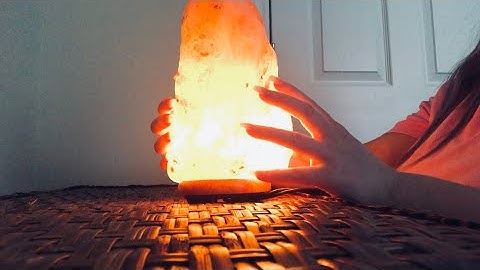ASMR || Tapping & Scratching On A Salt Lamp *Tingle Heaven*