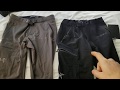 Arcteryx gamma ar and gamma lt pants side by side