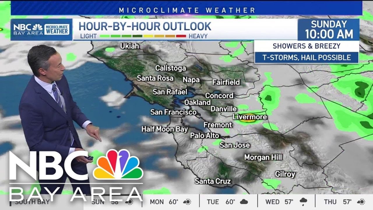 Forecast: Showers with a slight chance for isolated thunder, hail - YouTube