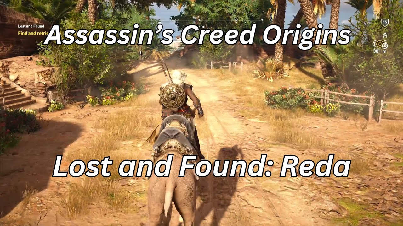 Assassin's Creed Origins: Lost and Found: Reda's Nomad Bazaar. - YouTube