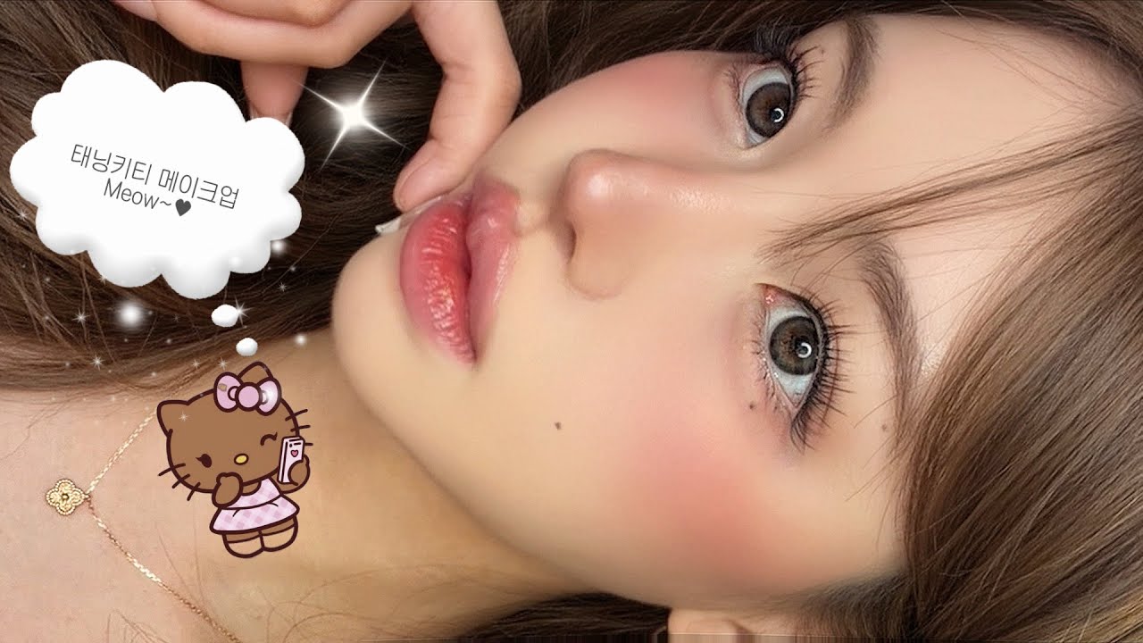 태닝 키티 🖤 𝒈𝒓𝒘𝒎 | 태닝하면 좋은점 + 머리색 정보 + 요즘 하는 속눈썹 + 존예 립조합