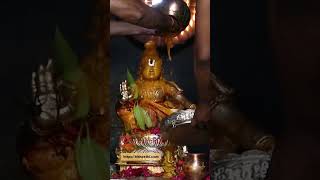 Ayyappa Swami Visesha Abhishekam with 108 kalasams on  Ayyappa birthday at FilmNagar Temple|#shorts