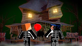 ESCAPE DA CASA MAL ASSOMBRADA DE HALLOWEEN NO MINECRAFT!!