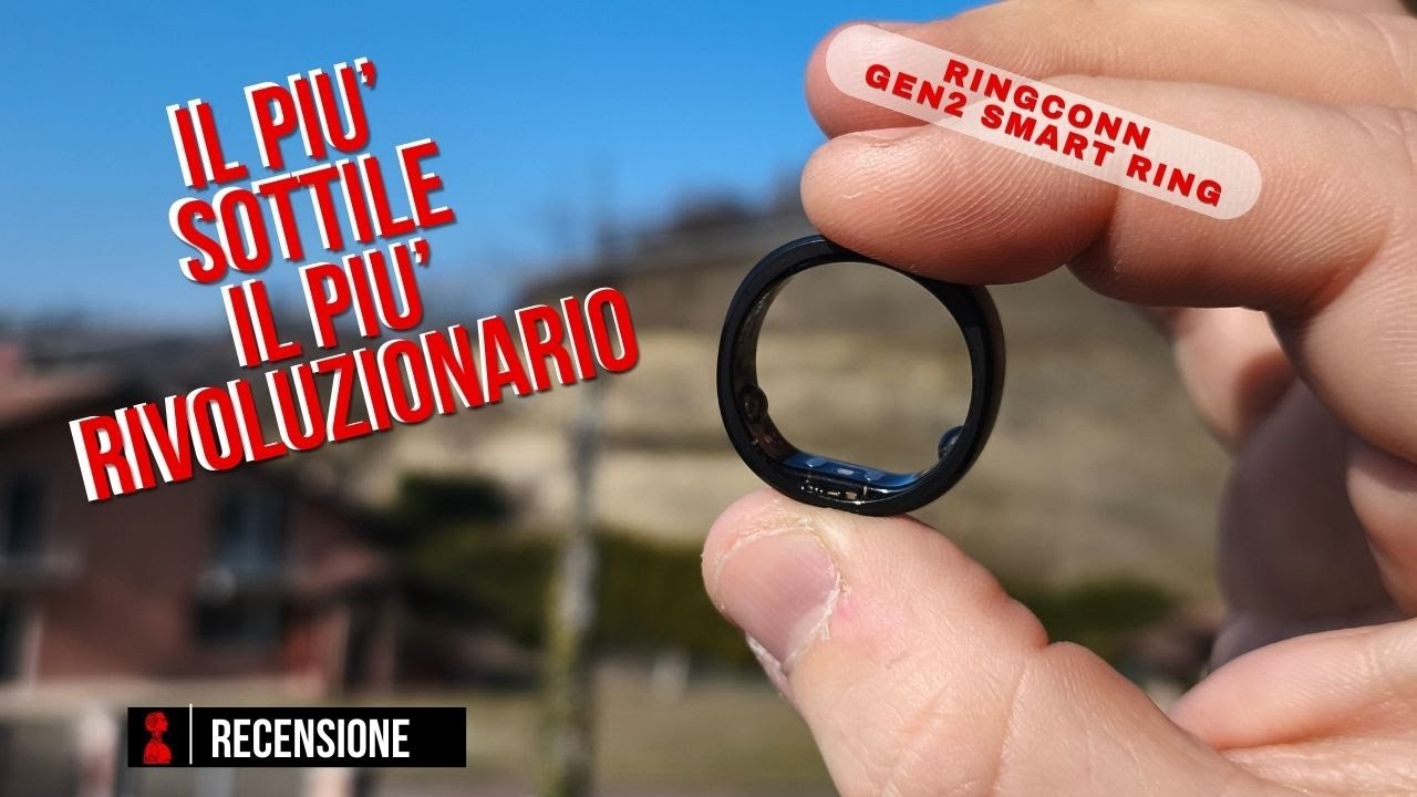 RingConn Gen 2 Anello Intelligente - Monitor Apnea Notturna - Oro Misura 10 - Aperto Mai Usato