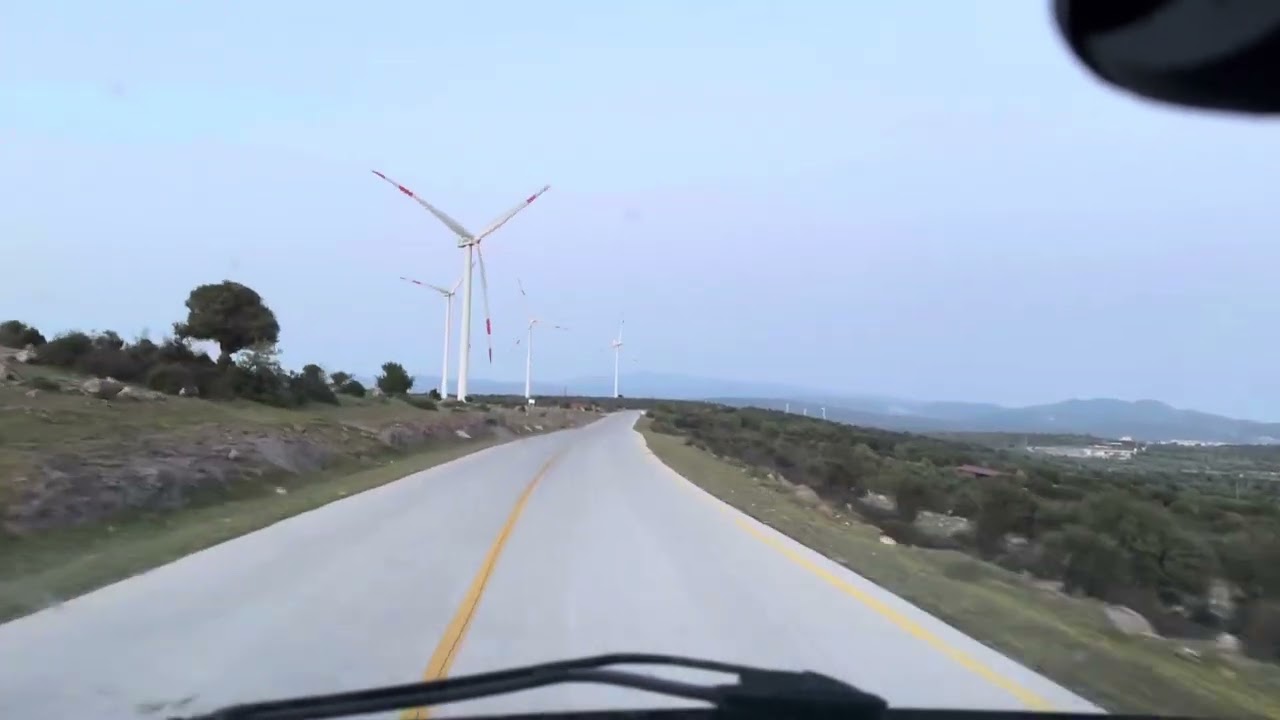 TAMIŞ KÖYÜ İÇİNDEN AYVACIK İLÇEYE DOĞRU