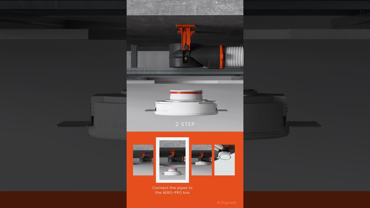 Seamless ceiling ventilation with ERGOVENT RONDO diffuser