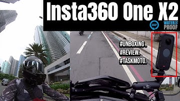 Insta360 One X2 Unboxing and Testing - MotoVlog Setup