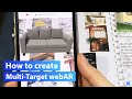 WebAR Tutorials: How to Create Multi-Target Tracking (for Web Browsers) | MyWebAR.com