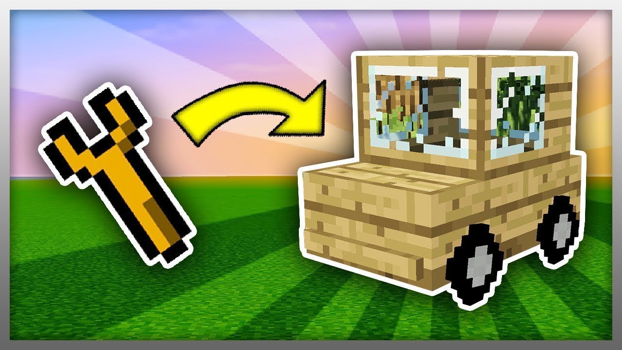 MİNECRAFT'TA KENDİ ARABANI YAPMA! ️ [ARABA MODU] - YouTube