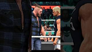 When Brock Lesnar met Cody Rhodes wwe2k24