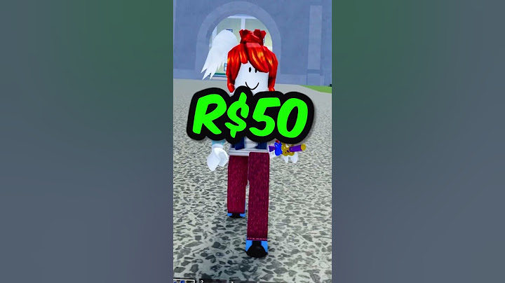Conta de R$1 VS R$50 no Blox Fruits #shorts