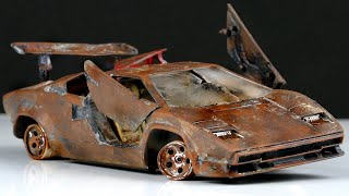 Lamborghini Countach Restoration abandoned model car