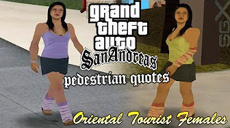 GTA San Andreas  Pedestrian Quotes  YouTube