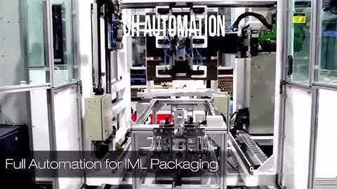 IML-6 cavity of lid(IMM machine, robot, mold) Vision inspectionsystem + packing machine