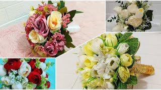 DIY BRIDAL BOUQUET USING ARTIFICIAL FLOWERS