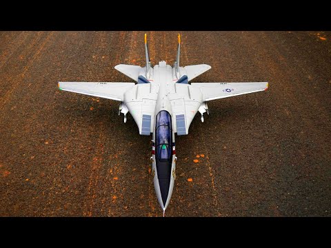 【商版】壮志凌云的独行侠，鏖战天空的浪漫！Tomcat F-14可变掠翼战斗机，组装以及试飞！丨魔界造物