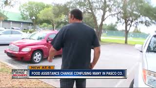 Food assistance change confusing many in Pasco Co.