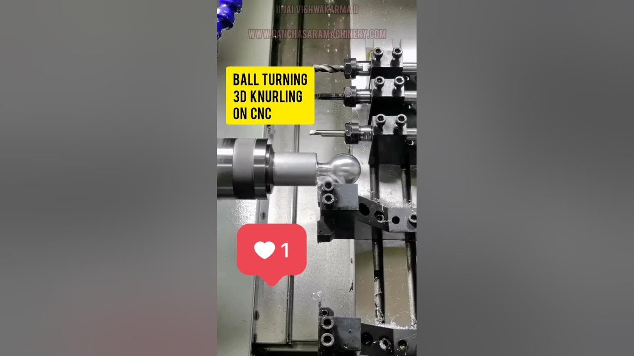 BALL TURNING ON CNC I 3D KNURLING ON CNC I CNC JOB WORK I PRECISION