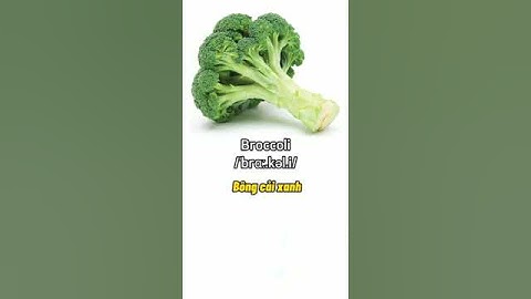 Gọi tên những loại rau củ (Part 1)