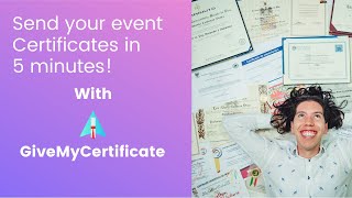 GiveMyCertificate Dashboard Tutorial