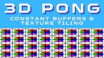 3D PONG | Beginner Guide in Metal API | Constant Buffers & Texture Tiling | Part 4