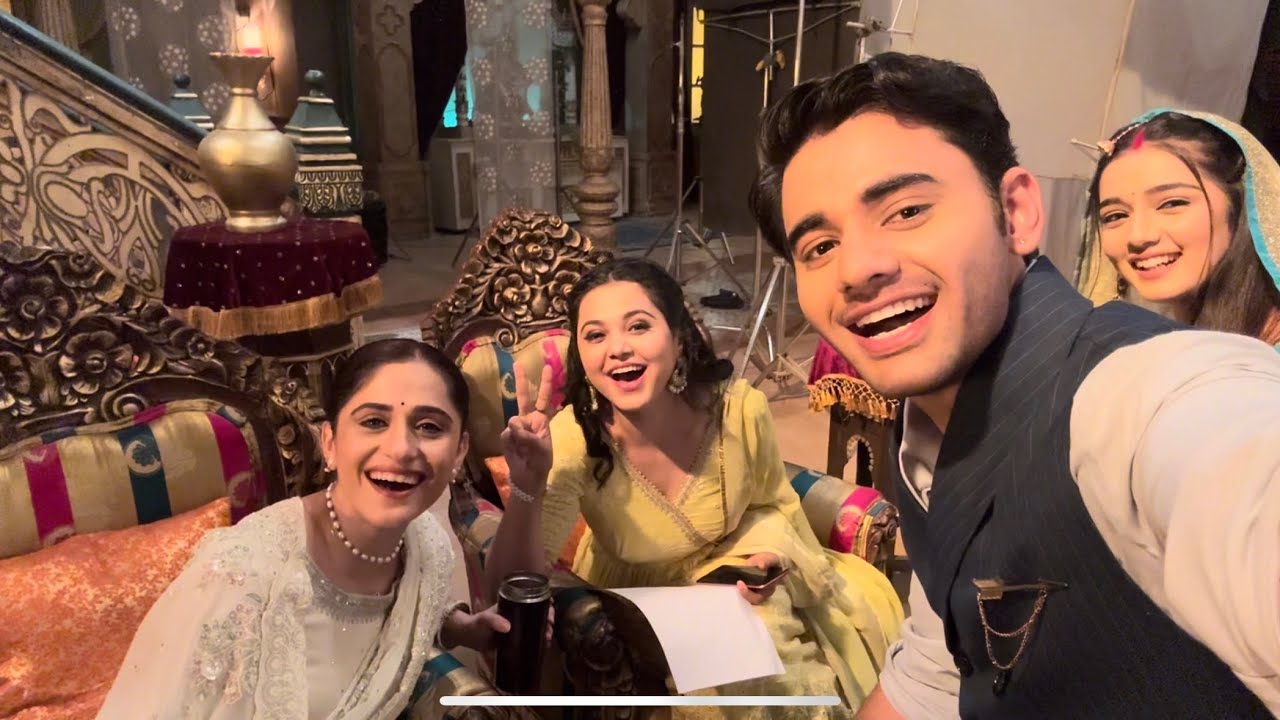 Prank on Rimjhim set 
