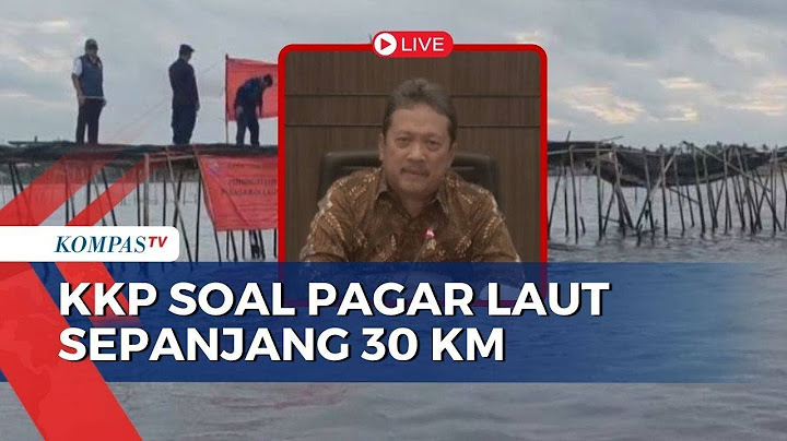 Kata Menteri KP soal Temuan Pagar Laut Misterius Sepanjang 30 Km di Tangerang