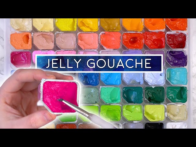 The BEST Gouache Paint? | In Depth Review & Test of Satisfying Jelly Gouache