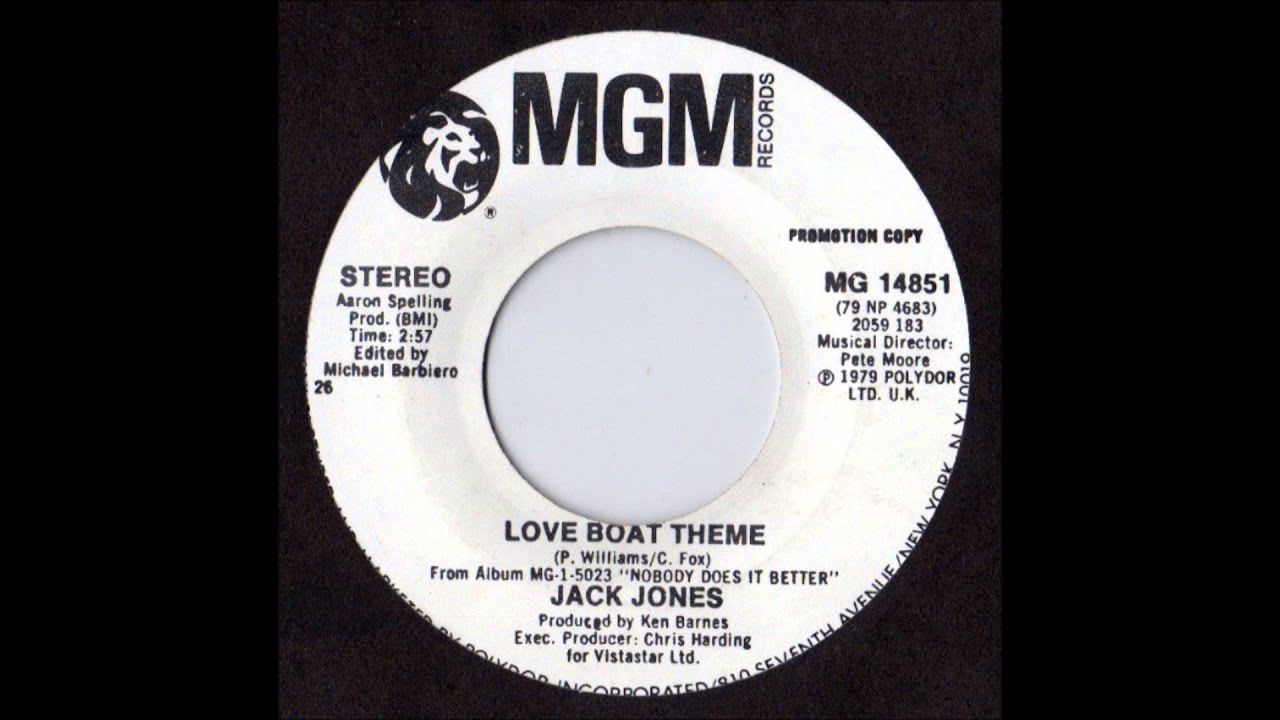 Jack Jones - Love Boat Theme (1979) Vinyl - YouTube