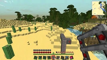 Minecraft: Tekkit with Lewis - Disembarking Track, Detector, Elevator Track and Priming Track #33