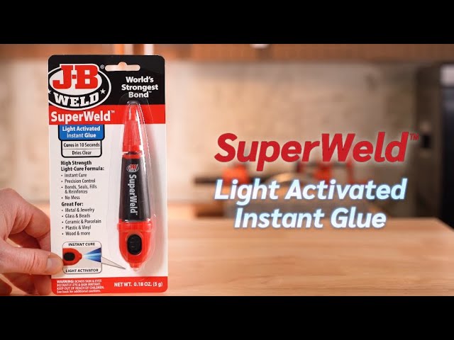 Krazy Fix Light Cure - UV Curing Super Glue with Fast Cure LED Light