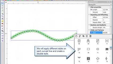 Double styles And Digitizing