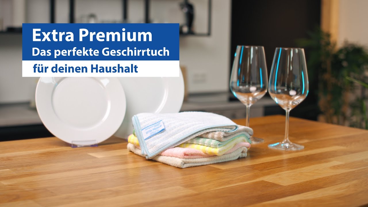 Extra Premium Geschirrtuch I Das Blaue Wunder