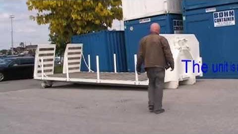 Jack Pack krokløft, hook lift and roll off container handling intro video