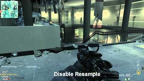 Smart Resample vs Disable Resample ( Modern Warfare 3 ) test