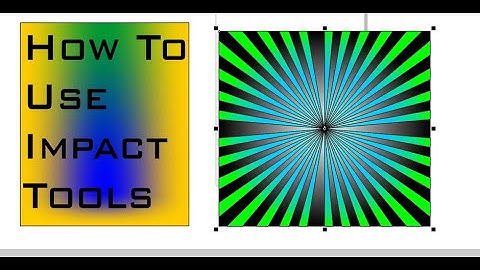 Impact tool in corel draw 2021 | How to use Impact & Graph Tool in Corel Draw - Easy Tips