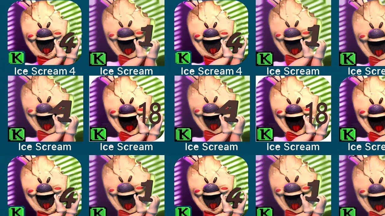 Dark Ice Scream, Ice Scream 17, Ice Scream 18, Ice Scream 3, Ice Scream 5, Ice Scream 9, Ice Scream