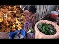 Ofada rice and Ayamase Stew With Lots Of Meat - Best Nigeria Local Street food