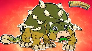 Ankylosaurus Song Sing-Along | Dinosaur songs from Dinostory by Howdytoons