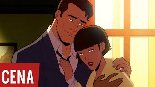 Harvey conversando com Gilda | Batman: The Long Halloween - Parte 1 (2021)