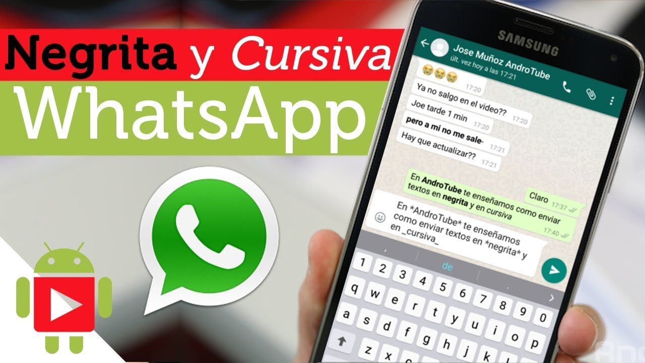 Como hacer negritas en whatsapp