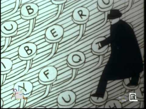 Le message, di Jean-Michel Folon, 1969