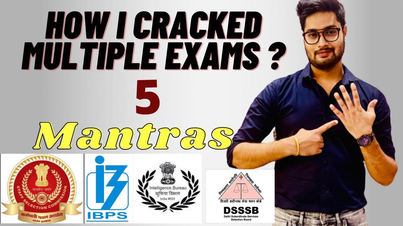 HOW TO CRACK COMPETITIVE EXAMS IN FIRST ATTEMPT I EXAM PREPARATION ...
