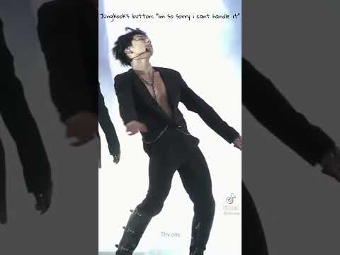 Jungkook's Button struggle full analysis🙂#jungkook#ptdonstage