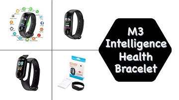 M3 Intelligence Health Bracelet I Smart Fitness Band I Full Setup Review I Unboxing Features I